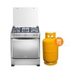 Cocina-Gas-Turin-5Q-64cm-Silver-|-Indurama