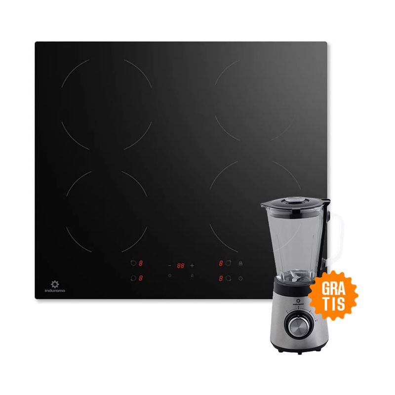 Encimera-a-Induccion-4Z-4PVI601-59cm-Vitroceramica-|-Indurama