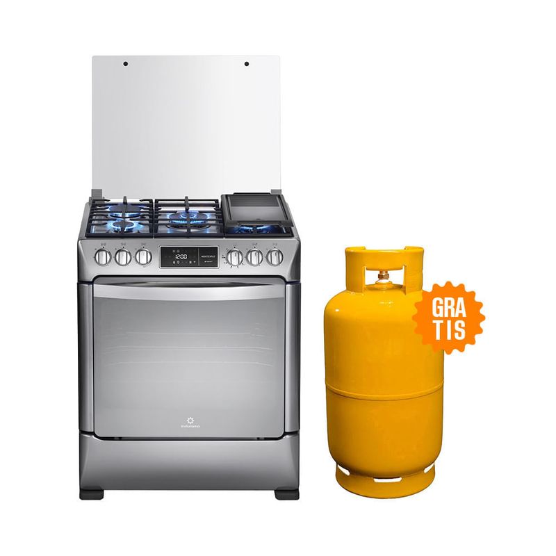 Cocina-a-Gas-Smart-Montecarlo-Zafiro-5Q-Croma-|-Indurama