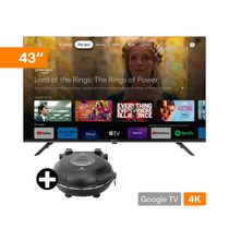 Combo Televisor 43" FHD 43TMKFHD Motorola + Pizza Maker HPZI-30