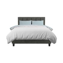 Edredón Zafiro 1 1/2 Plazas Microfibra Celeste/Gris | Chaide
