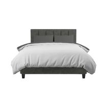 Edredón Zafiro 1 1/2 Plazas Microfibra Plomo/Blanco | Chaide