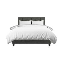 Edredón Zafiro 2 Plazas Microfibra Blanco/Gris | Chaide