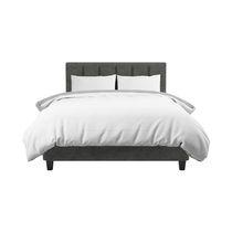 Edredón Zafiro 2 1/2 Plazas Microfibra Blanco/Gris | Chaide