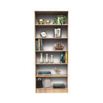 Estantería Modular Andy 80 Amaranto 6 Niveles