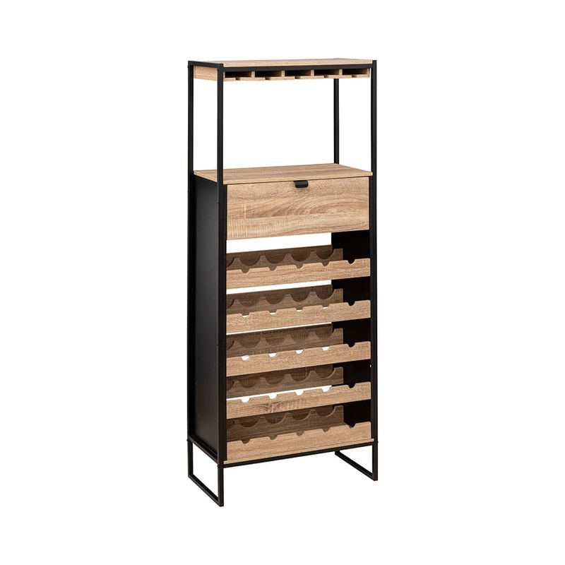 Mueble-Bar-Aliaj-25-Botellas-Metal-Madera-|-Five