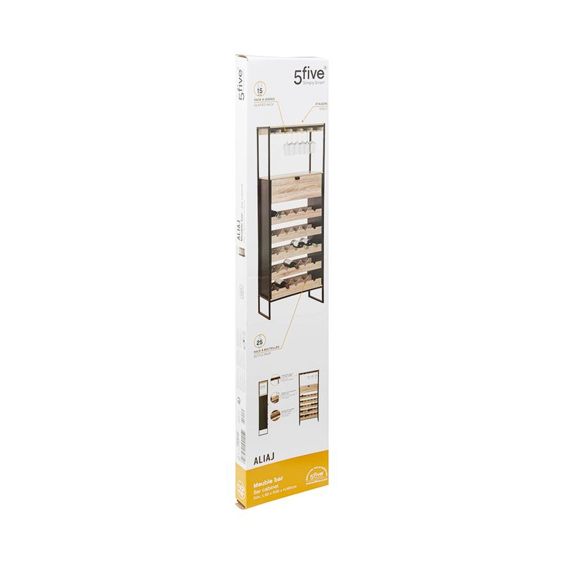 Mueble-Bar-Aliaj-25-Botellas-Metal-Madera-|-Five