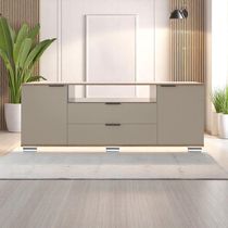Mesa de TV Sicilia Amaranto/Gris