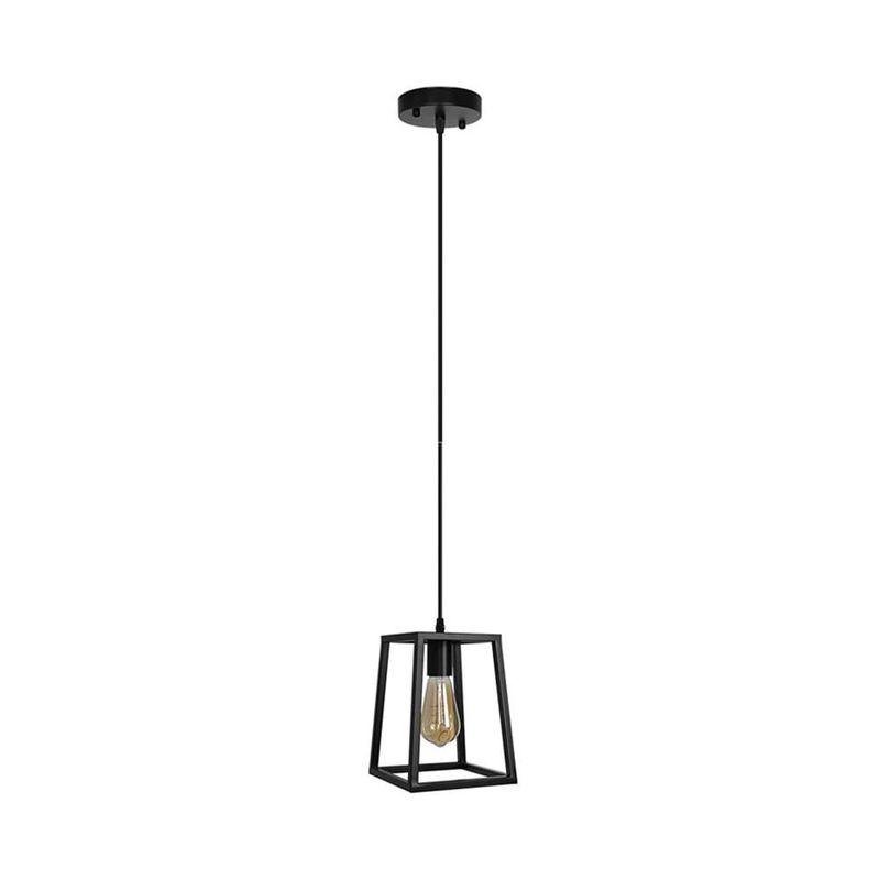 Lampara-Colgante-Negra-1xE27-17cm-|-Orange