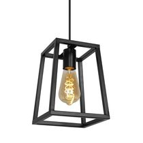 Lámpara Colgante Negra 1xE27 17cm | Orange