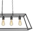Lampara-Colgante-Negra-4xE27-|-Orange