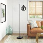 Lampara-de-Pie-Negra-1xE27-153x35cm-|-Orange