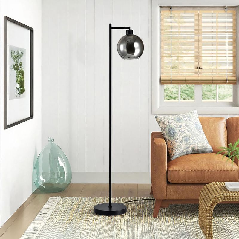 Lampara-de-Pie-Negra-1xE27-153x35cm-|-Orange