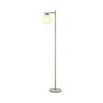 Lampara-de-Pie-Laton-1xE27-Base-de-Marmol-|-Orange