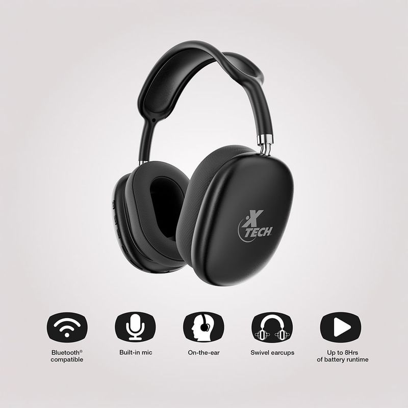 Audifonos-Inalambricos-XTH-614-Negro-|-Xtech
