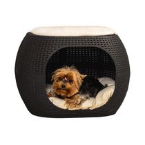 Cama para Mascotas Tipo Ratán Wengué | MQ