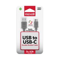 Cable USB a USB-C Trenzado de 2m | Maxell