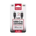 Cable-USB-C-a-Lightning-Trenzado-de-2m-|-Maxell