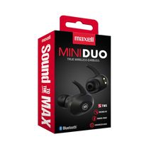 Audífonos Inalámbricos Mini Duo True Wireless TWS | Maxell Negro