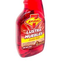 Lustra Muebles Aceite Rojo Spray 490ml | 7 Ayudas
