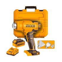 Pistola de Calor Inalámbrica 20V + 1 Batería 4Ah + Cargador + Maletín | Ingco