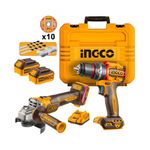 Kit-Taladro-1-2--y-Amoladora---2-Baterias-4Ah---Cargador-|-Ingco