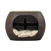 Cama para Mascotas Tipo Ratán Mocca Mediana | MQ