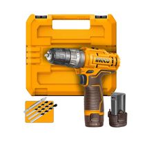 Taladro de Impacto 3/8" 12V + 2 Baterías 1.5Ah + Maleta | Ingco