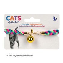 Collar Elástico con Cascabel para Gatos