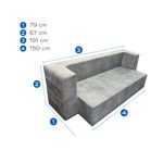 Sofa-Cama-ComfyBox-Gris-1-½-Plazas-|-Chaide