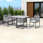 Juego-de-Comedor-Exterior-4-Puestos-|-Naterial