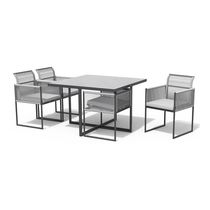 Juego de Comedor Exterior 4 Puestos | Naterial
