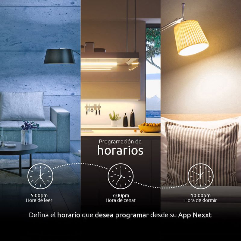 Bombilla-LED-Inteligente-9W-4-Unidades-|-Nexxt