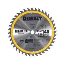 Disco para Sierra Circular 8-1/4” 40T | DeWalt