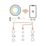 Lampara-de-Techo-LED-Inteligente-Empotrable-Wi-Fi-|-Nexxt