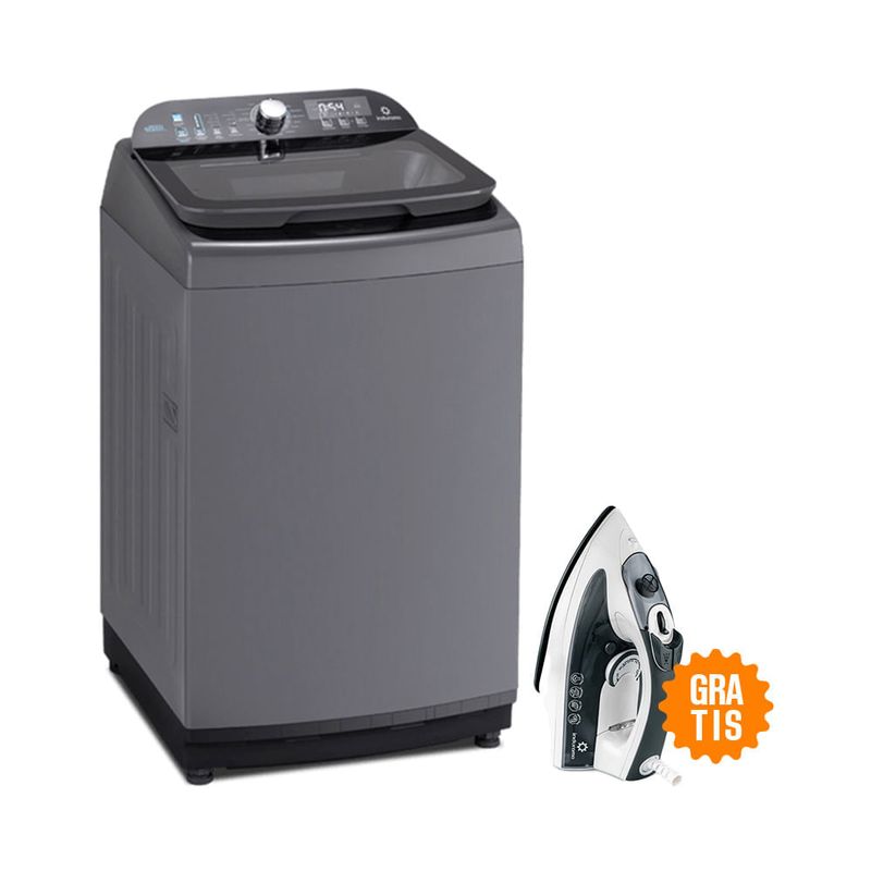 Lavadora-Automatica-19kg-LRI-19DGR-Silver-|-Indurama