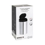 Basurero-con-Sensor-42L-Acero-Inoxidable-|-Five