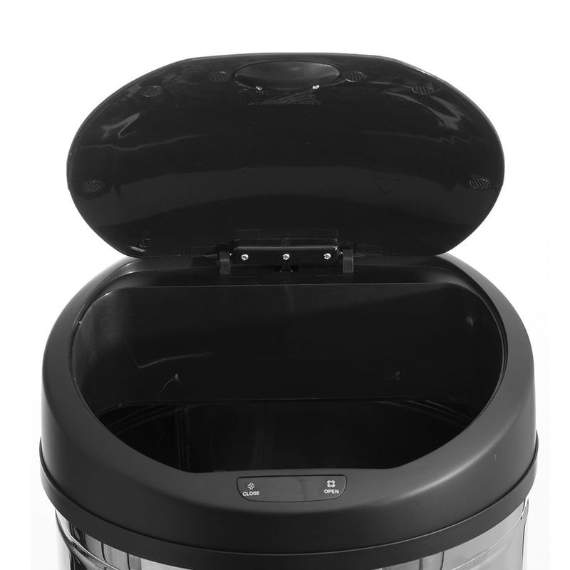 Basurero-con-Sensor-42L-Acero-Inoxidable-|-Five