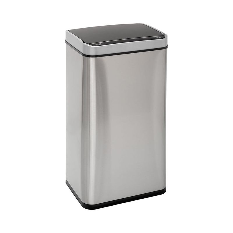 Basurero-con-Sensor-40L-Acero-Inoxidable-|-Five