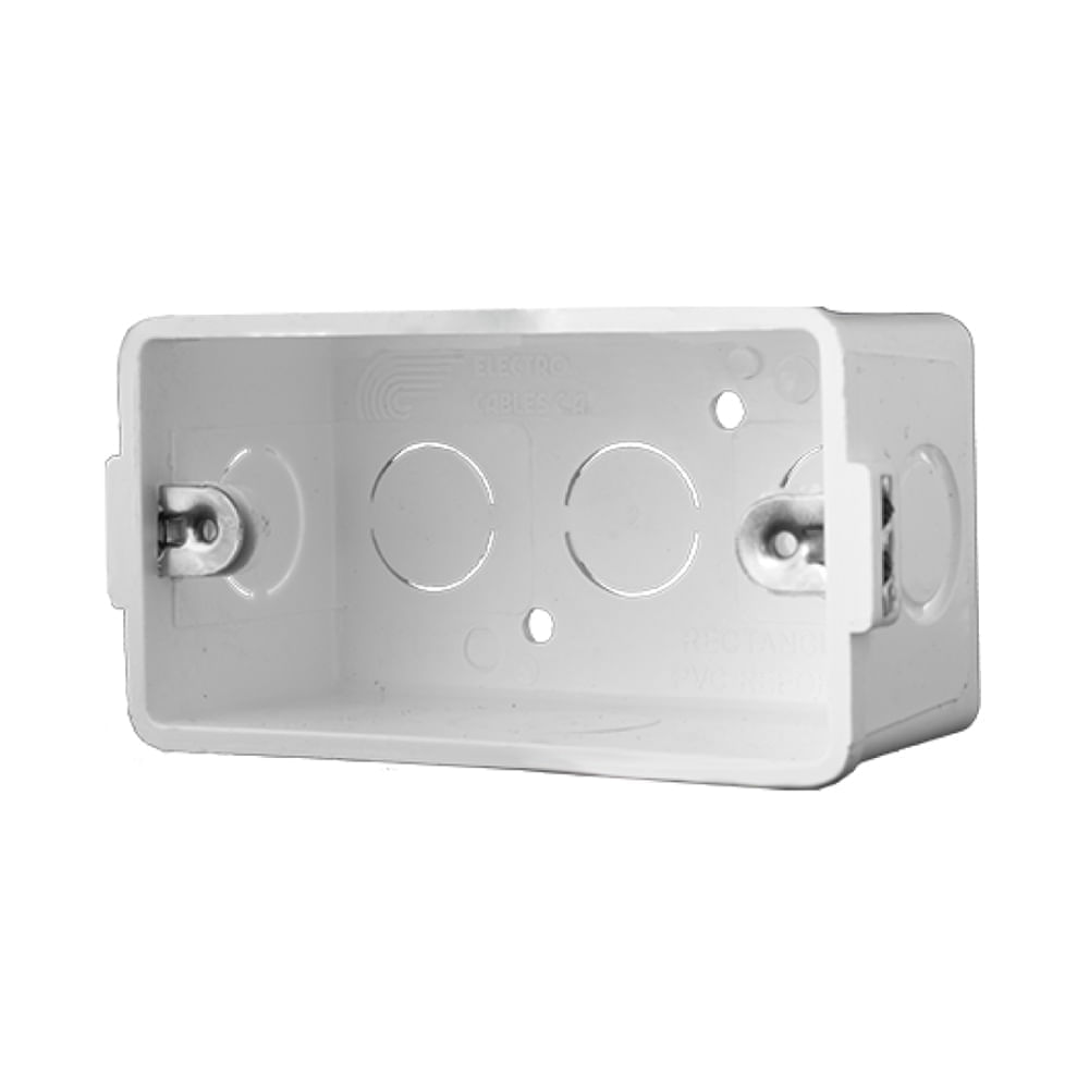 Caja Rectangular PVC Profunda | Electrocable - Seguridad y Resistencia ...
